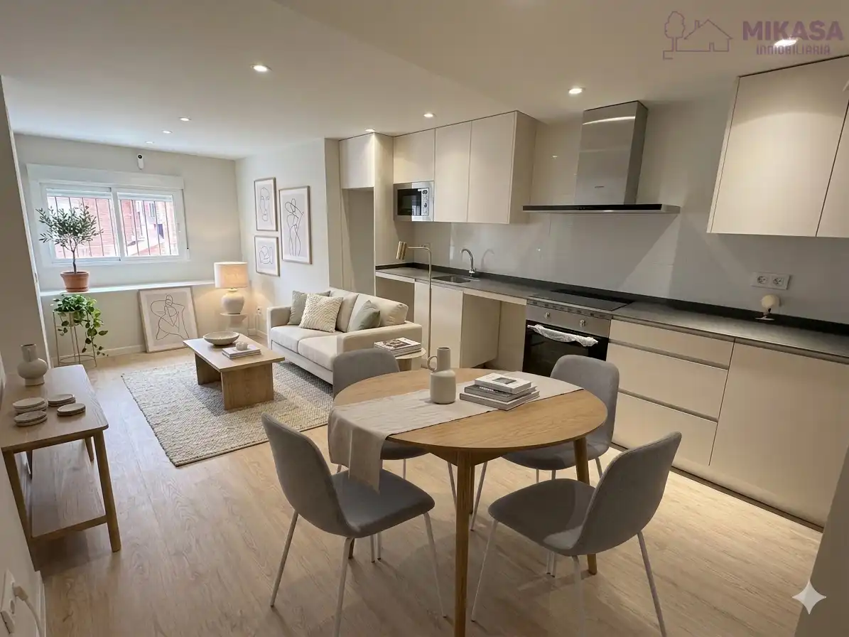 Sala de estar de Piso en venta en Móstoles con Terraza