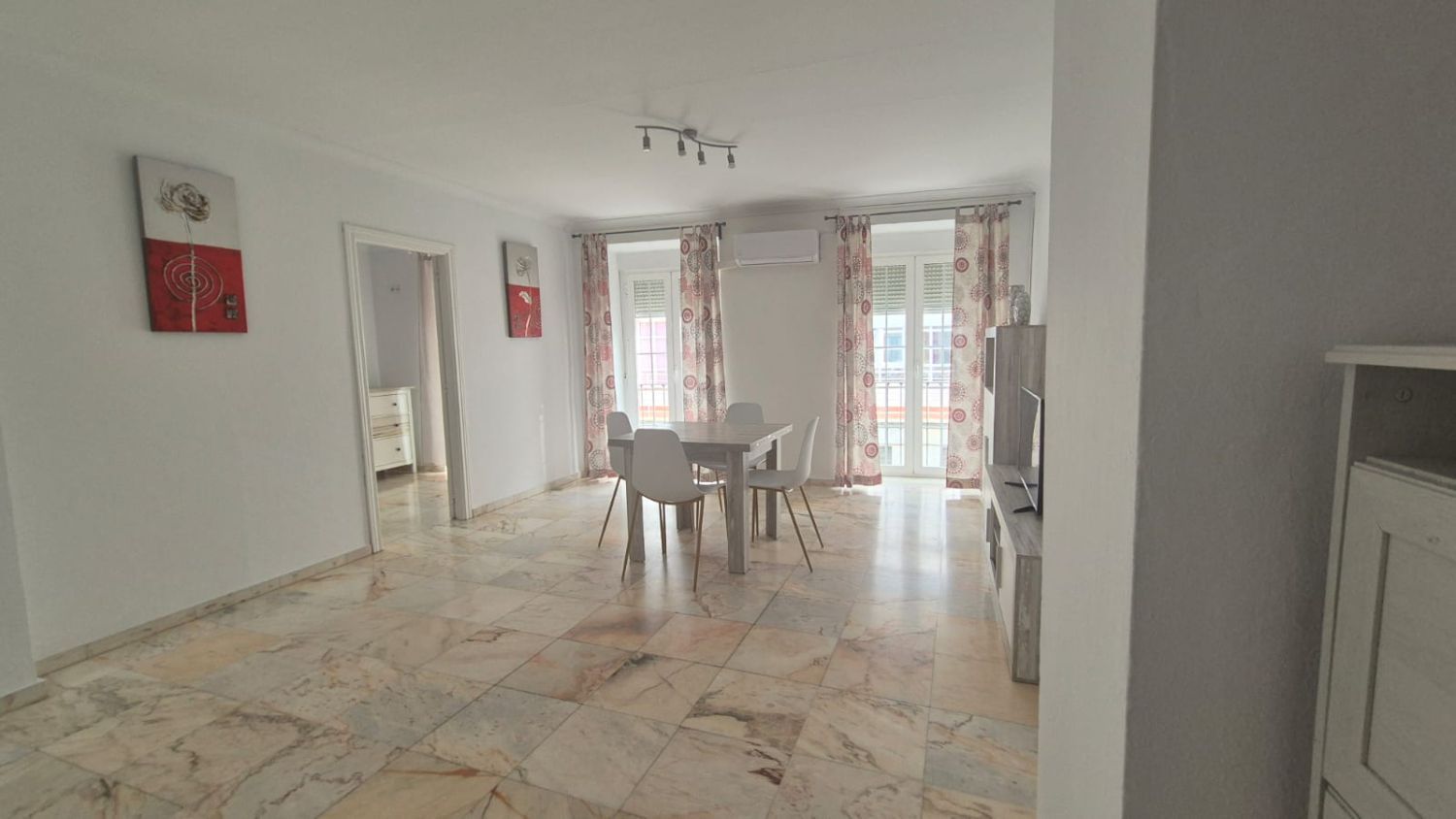 Dining room of Apartment for sale in Badajoz Capital  with Air Conditioner and Furnished