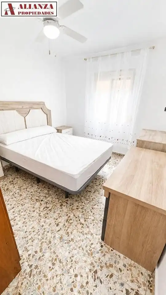 Bedroom of Flat for rent in Málaga  with Terrace