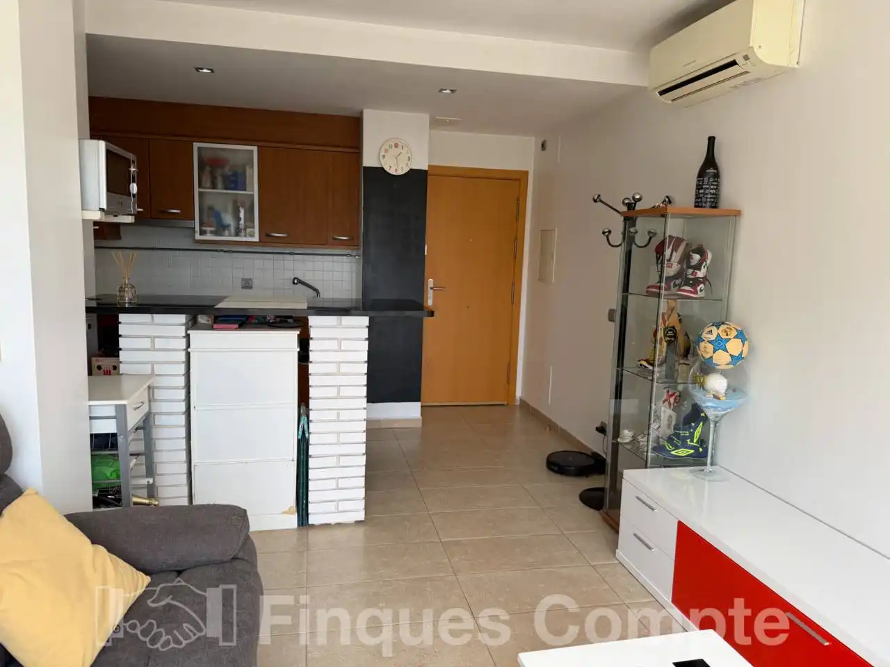 Cocina de Apartamento en venta en El Vendrell con Aire acondicionado, Terraza y Piscina comunitaria