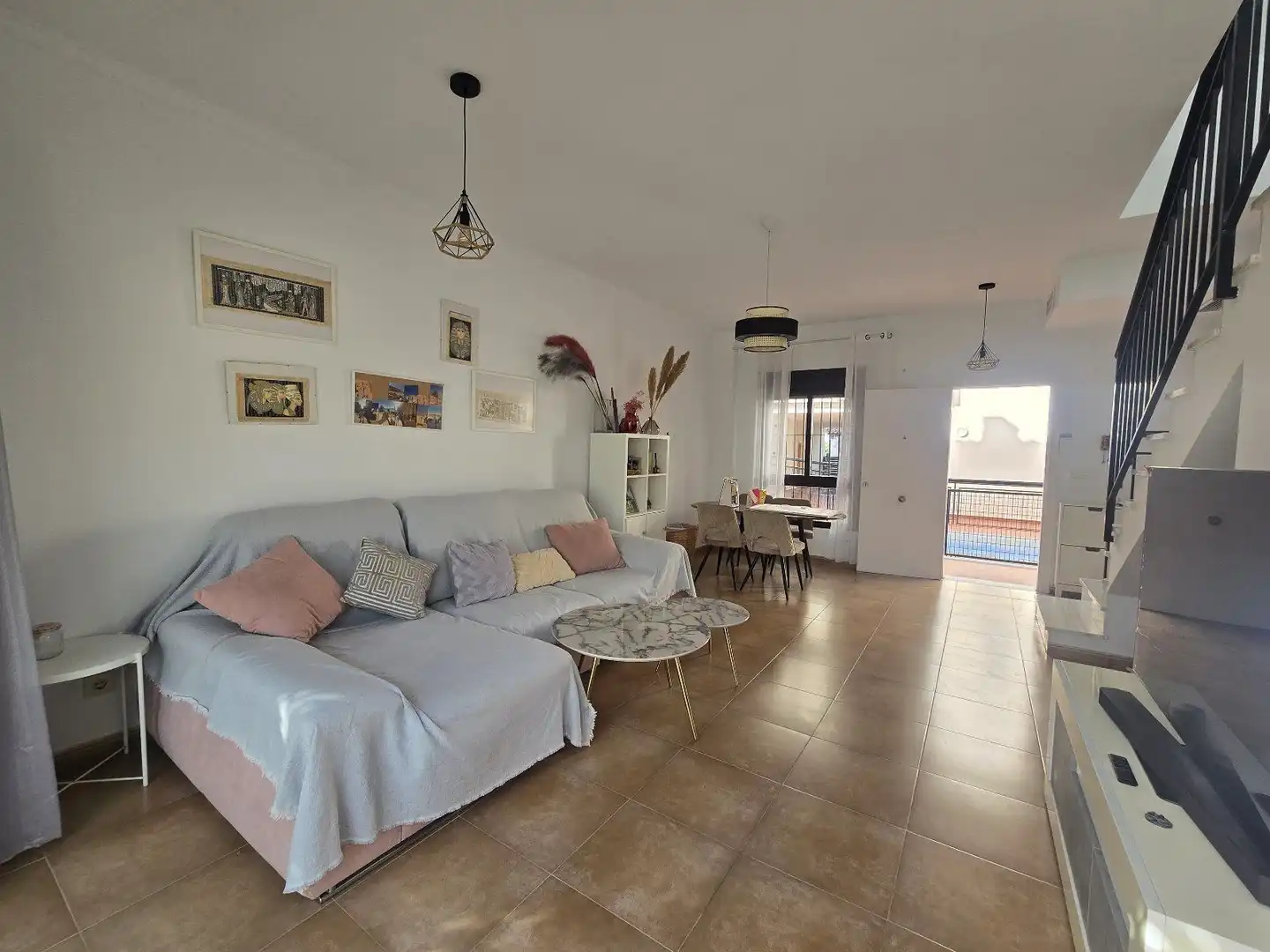 Sala de estar de Dúplex en venta en Turre con Aire acondicionado, Jardín privado y Terraza