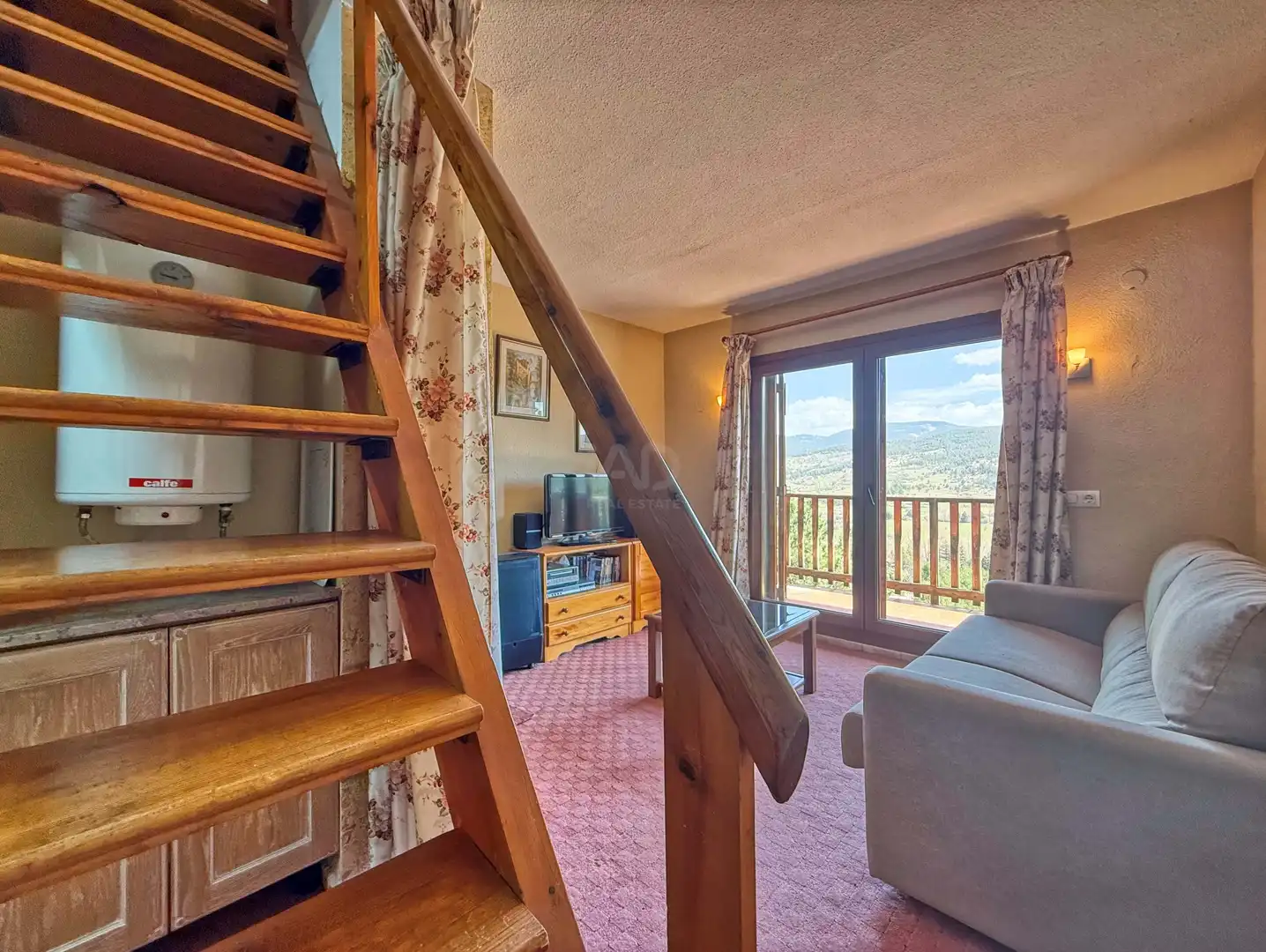 Bedroom of Flat for sale in Alcalá de la Selva  with Heating and Terrace