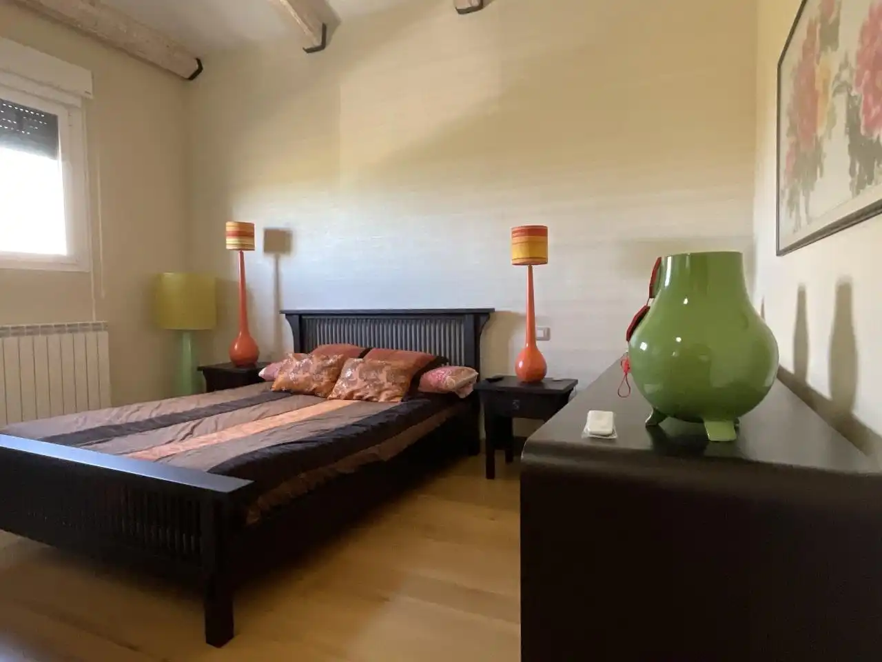 Dormitori de Casa adosada en venda en Cirueña amb Calefacció, Jardí privat i Parquet
