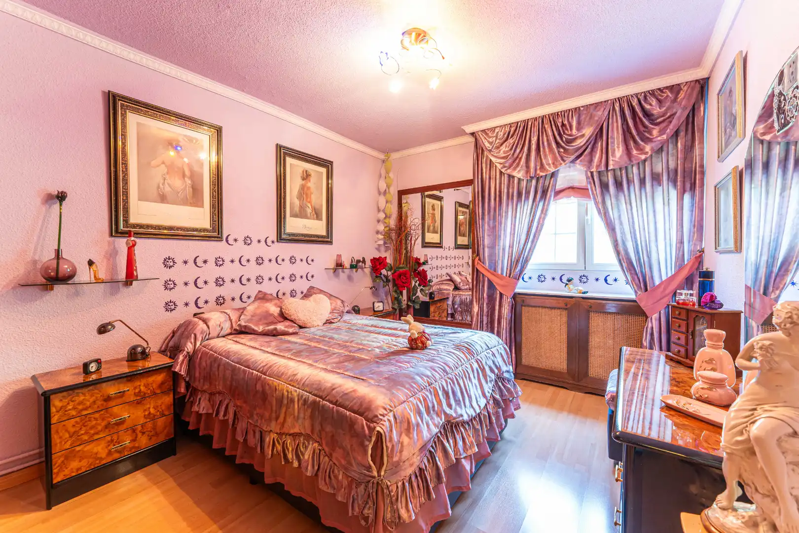 Bedroom of Flat for sale in Madrid  with Heating, Terrace and Furnished
