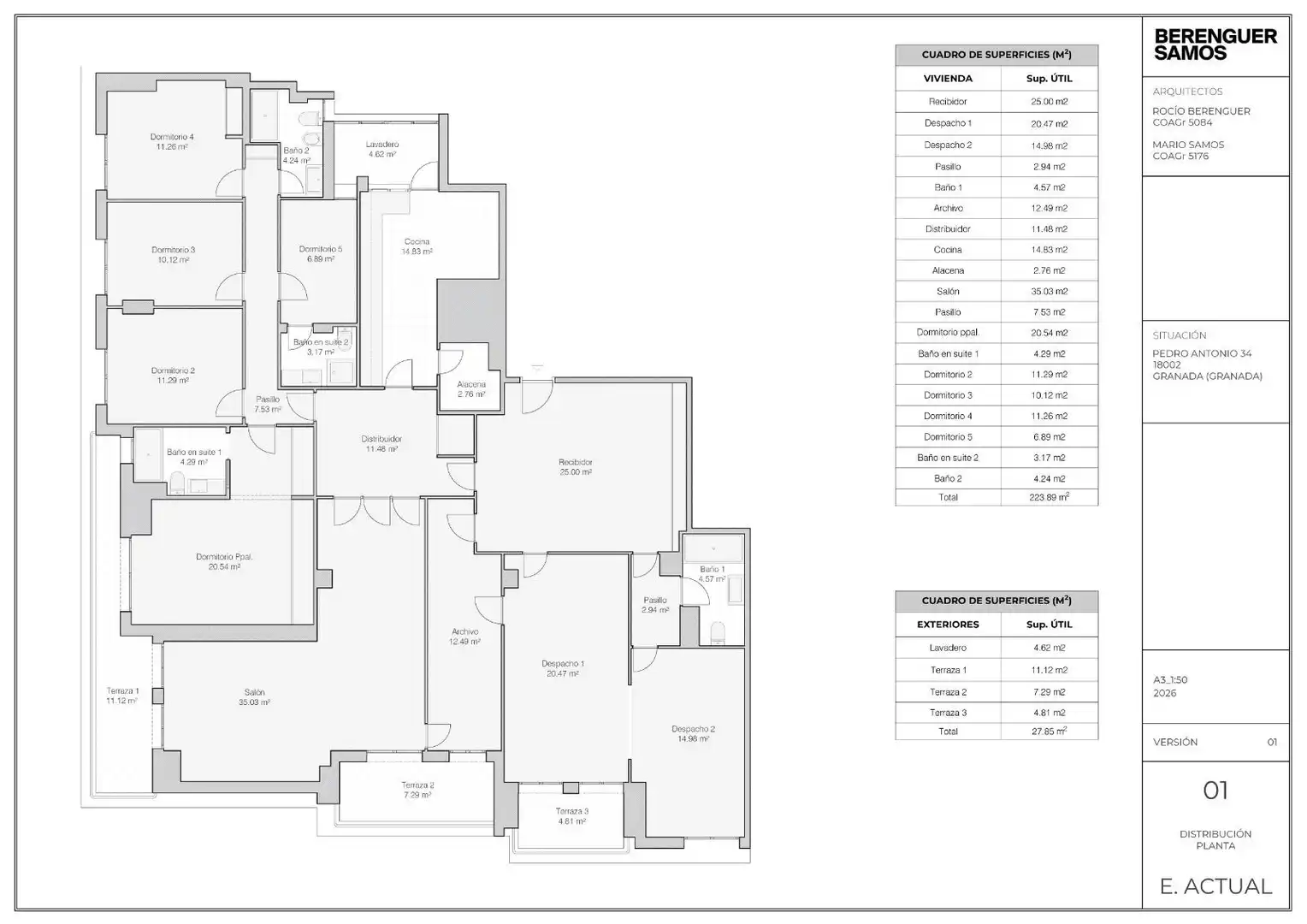 Piso con ascensor en venta en Calle PEDRO ANTONIO DE ALARCON 34, imagen 61
