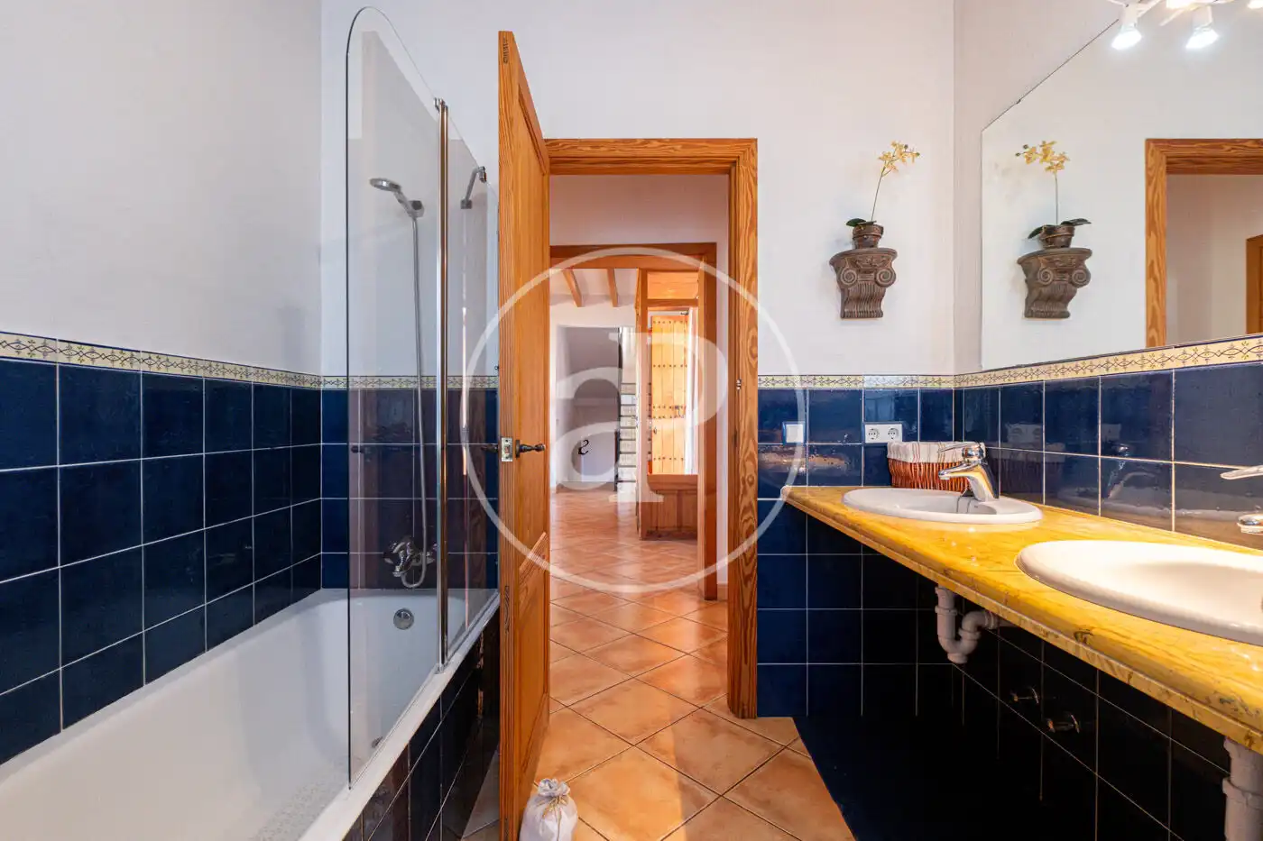 Baño de Casa o chalet de alquiler en Santa Eugènia con Calefacción, Jardín privado y Terraza
