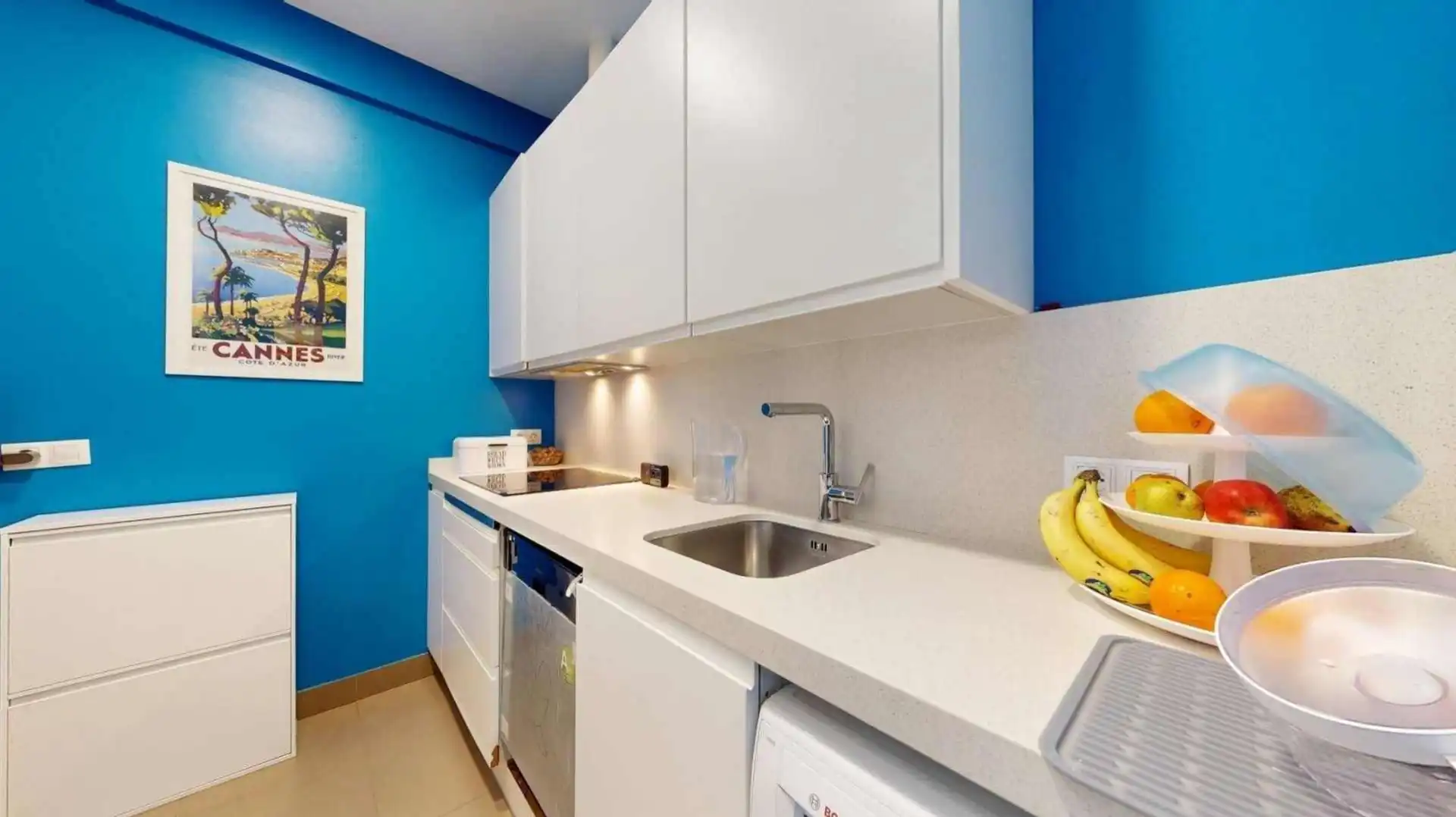 Küche von Wohnung zur Miete in Madrid mit Klimaanlage, Möbliert und Fernseher