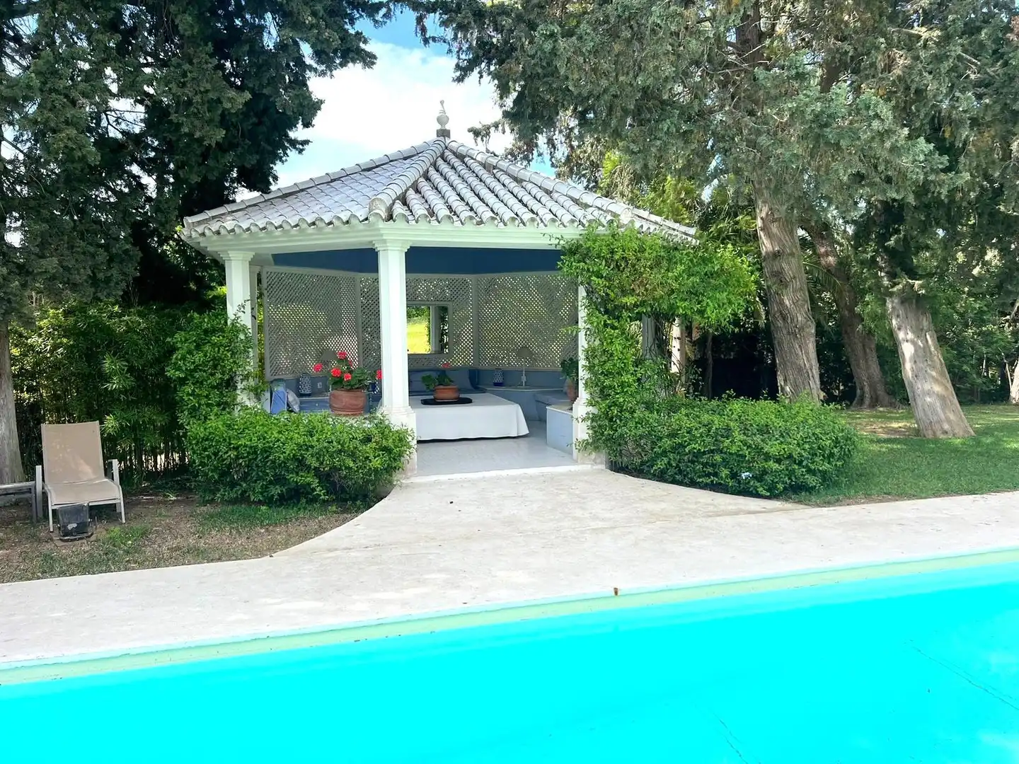 Jardí de Casa o xalet en venda en Mijas amb Aire condicionat, Terrassa i Piscina
