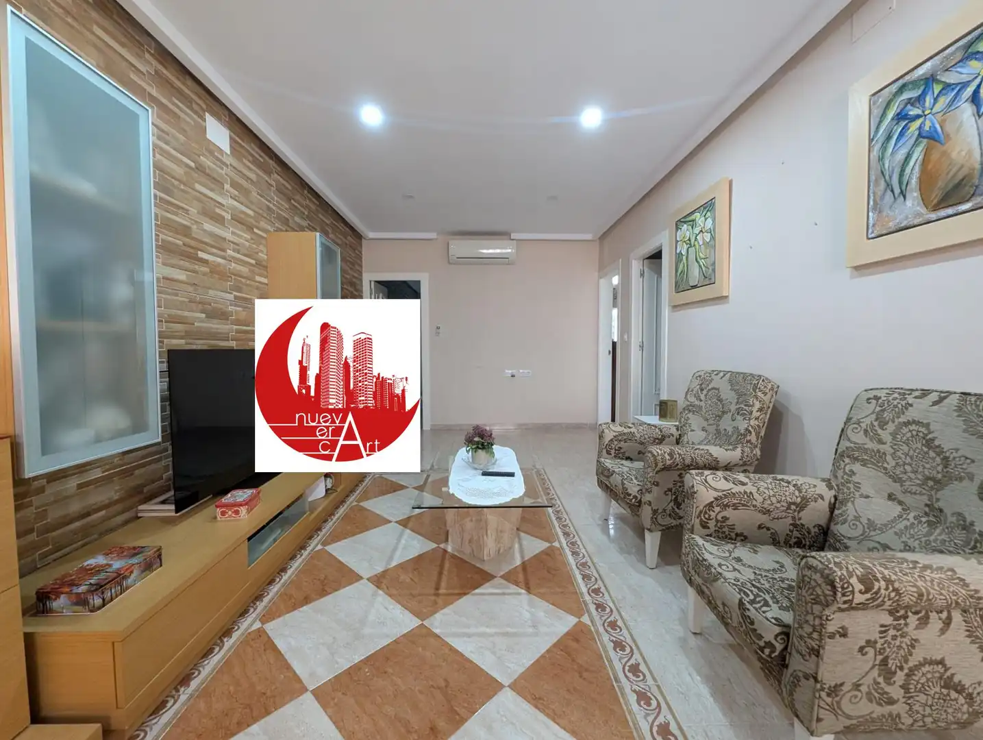 Sala de estar de Casa o chalet en venta en Cartagena con Aire acondicionado
