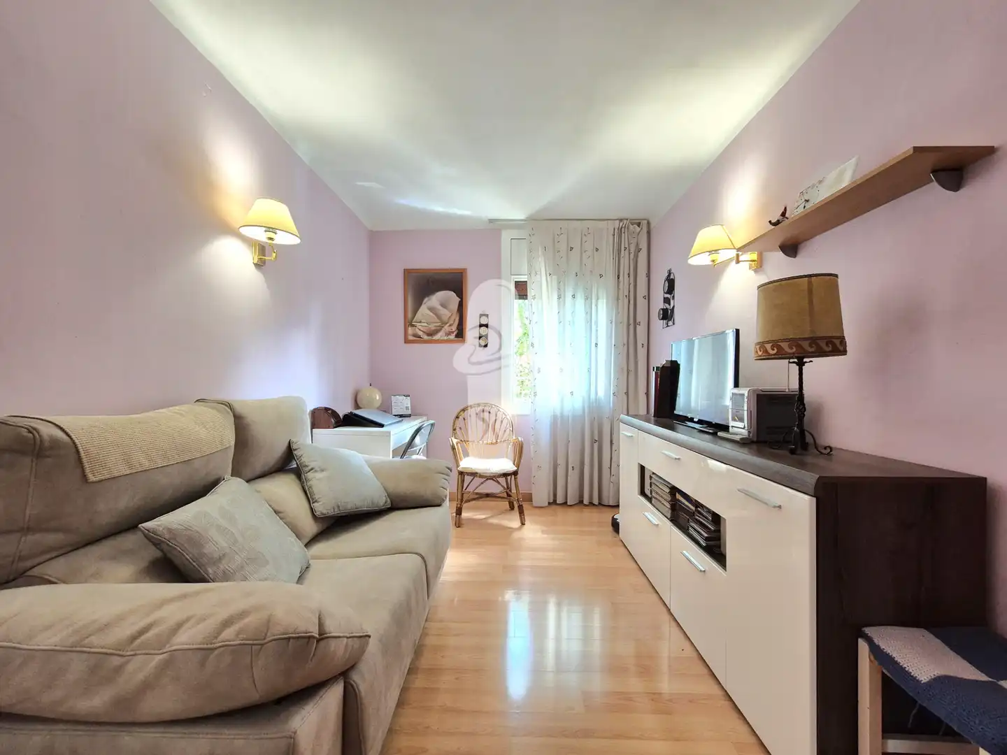 Sala de estar de Piso en venta en Barcelona con Aire acondicionado, Calefacción y Balcón