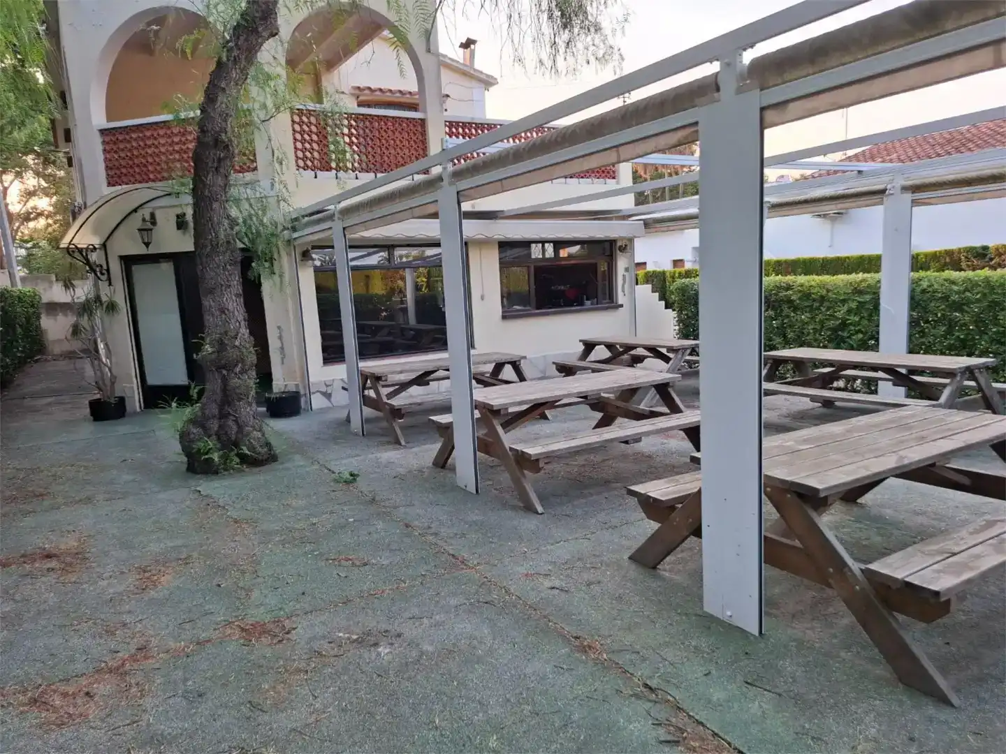 Terrasse von Geschaftsraum zum Verkauf in Dénia mit Klimaanlage