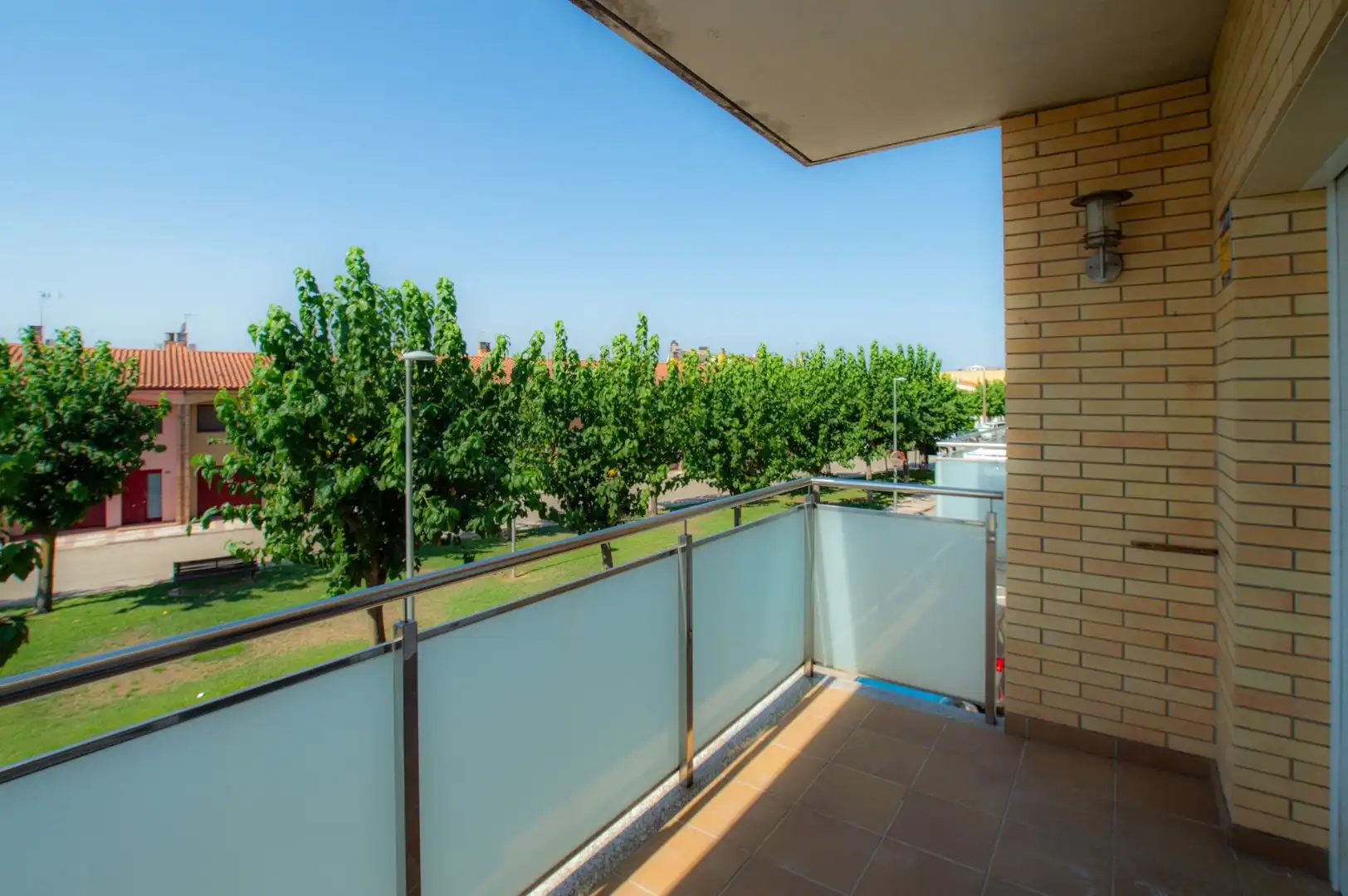Balcony of Flat for sale in Llagostera  with Air Conditioner, Terrace and Community pool