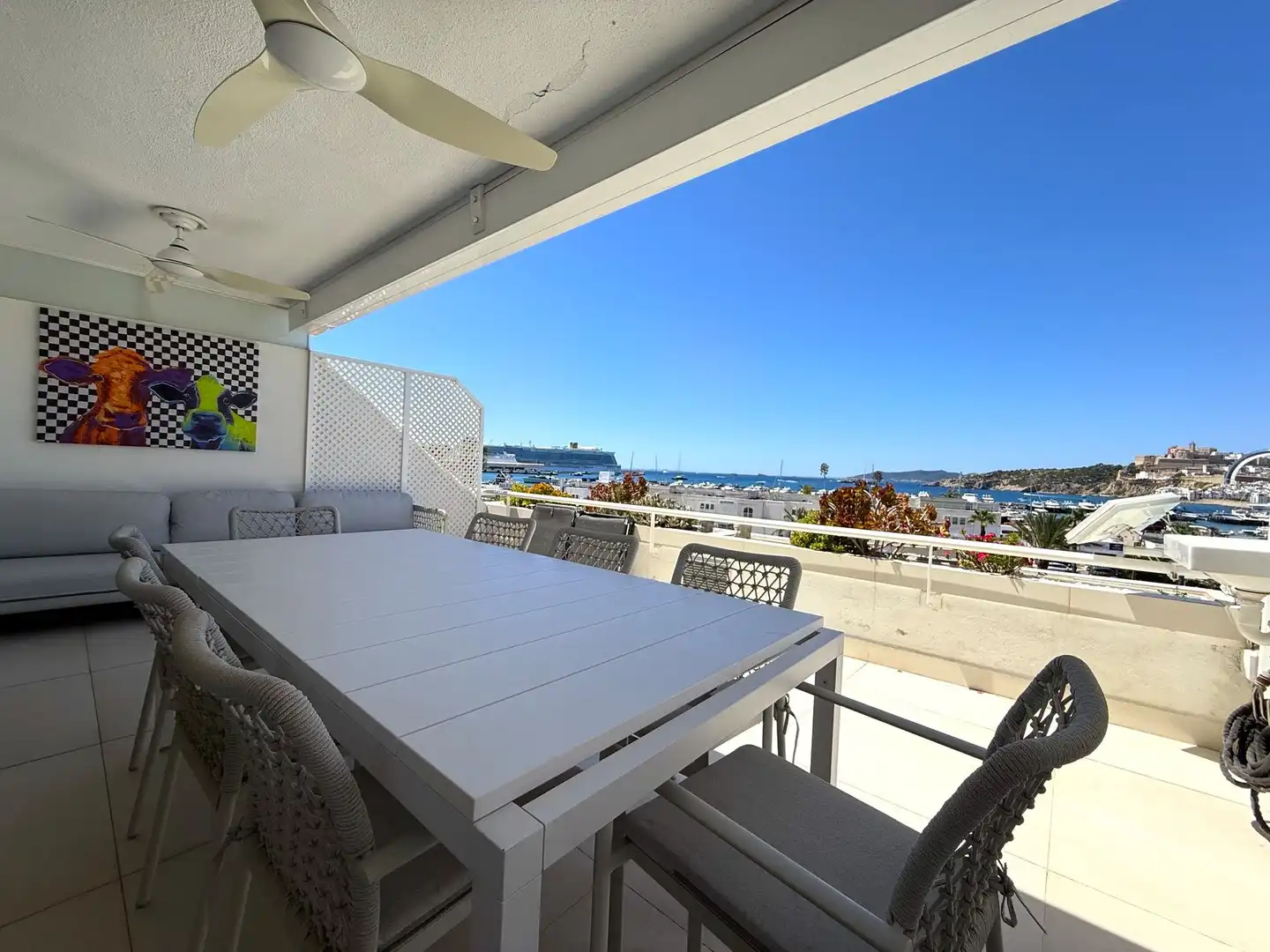 Terrace of Apartments for sale in Eivissa  with Air Conditioner, Heating and Private garden