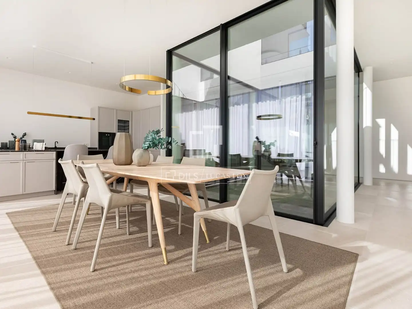 Dining room of Houses for sale in Calvià  with Air Conditioner, Private garden and Terrace