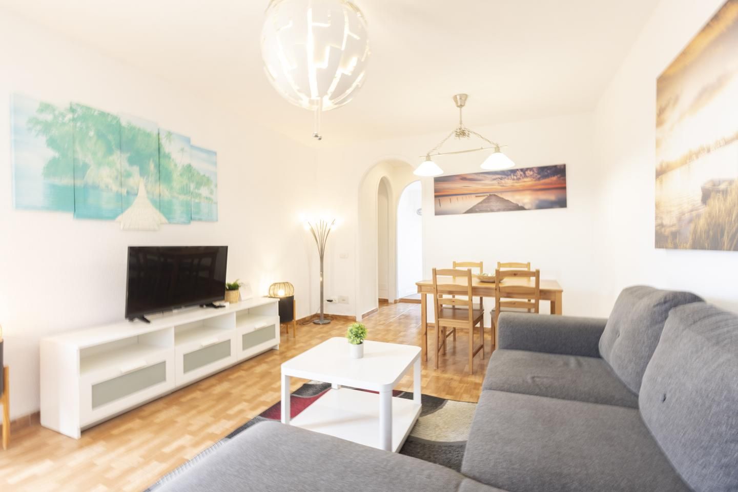 Sala de estar de Piso de alquiler en La Orotava con Balcón