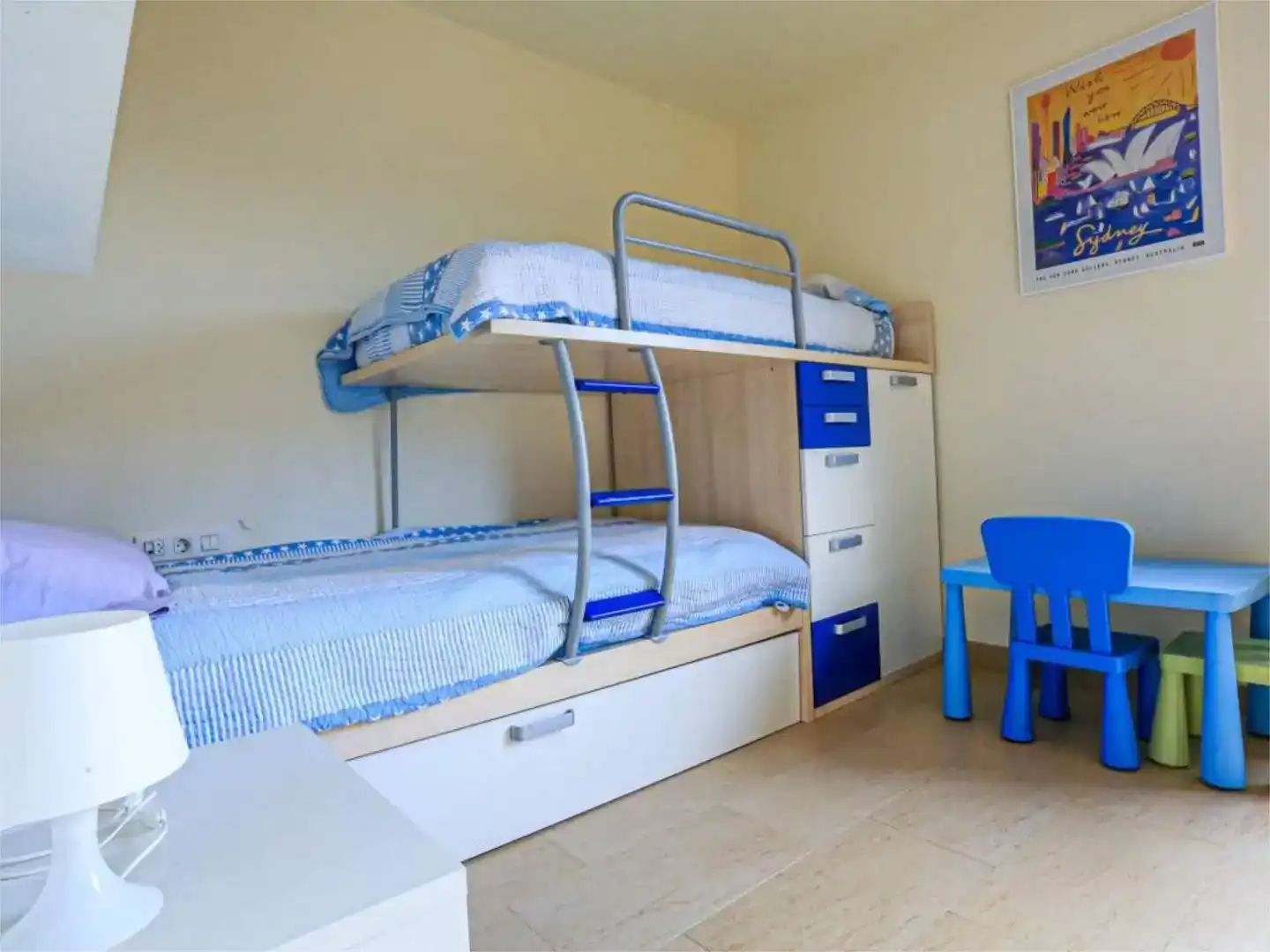 Habitación de Casa o chalet de alquiler en Cambrils con Aire acondicionado, Jardín privado y Piscina