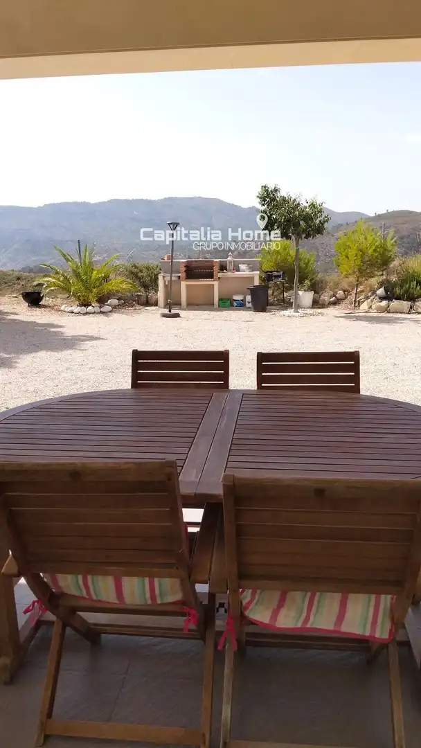 Terrassa de Casa o xalet en venda en Relleu amb Aire condicionat, Calefacció i Piscina
