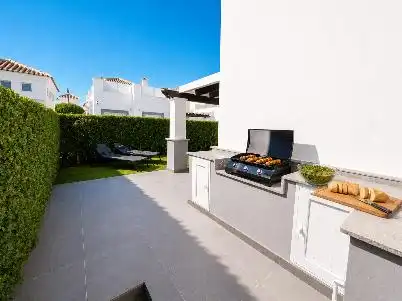 Terrassa de Casa o xalet en venda en Torre-Pacheco amb Aire condicionat, Jardí privat i Moblat