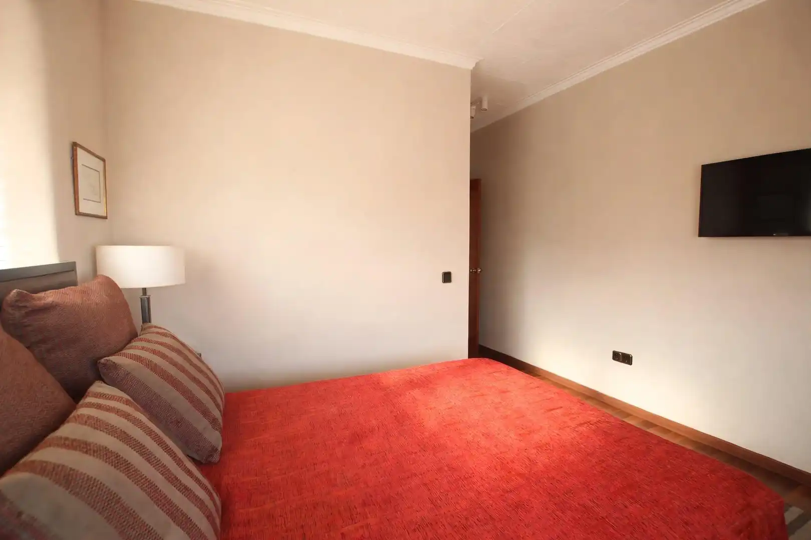 Schlafzimmer von Wohnung zum Verkauf in Jerez de la Frontera mit Klimaanlage, Parkett und Terrasse