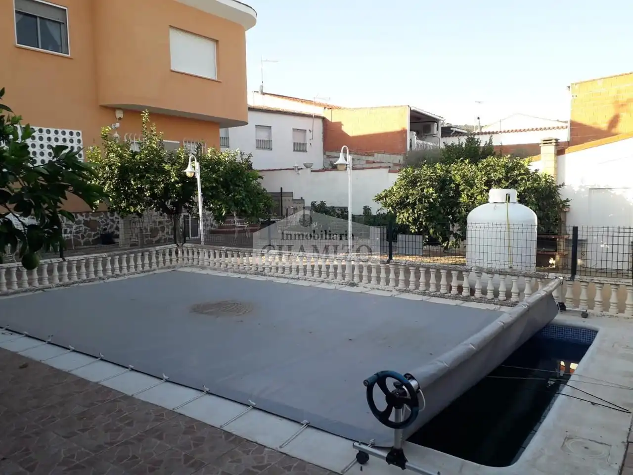 Piscina de Casa o chalet en venta en Villar de Rena con Aire acondicionado, Calefacción y Jardín privado