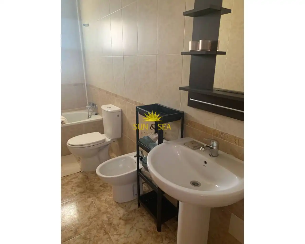 Bathroom of Duplexes for rent in Orihuela  with Air Conditioner, Heating and Private garden