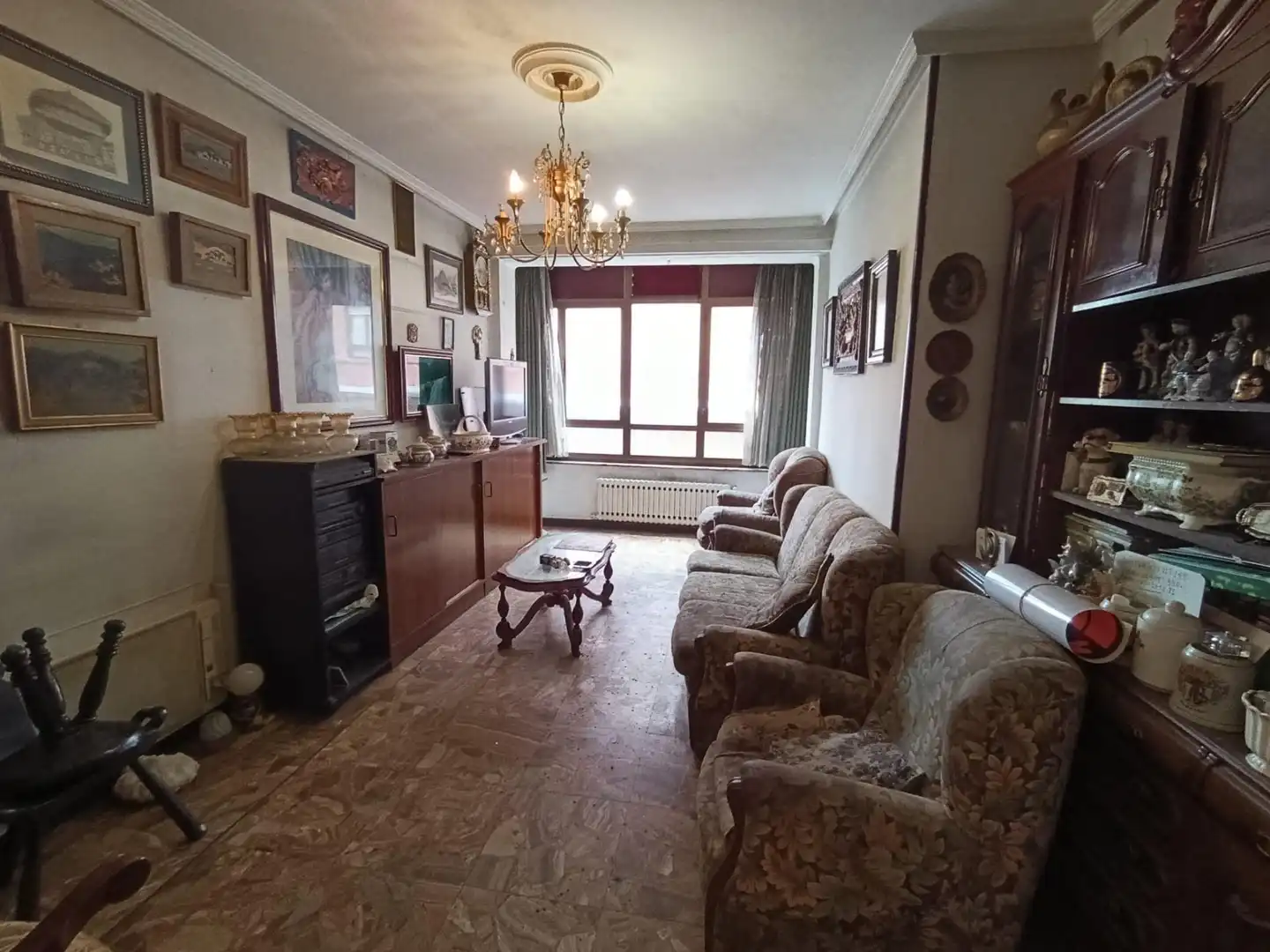 Wohnzimmer von Wohnung zum Verkauf in Langreo mit Heizung und Terrasse