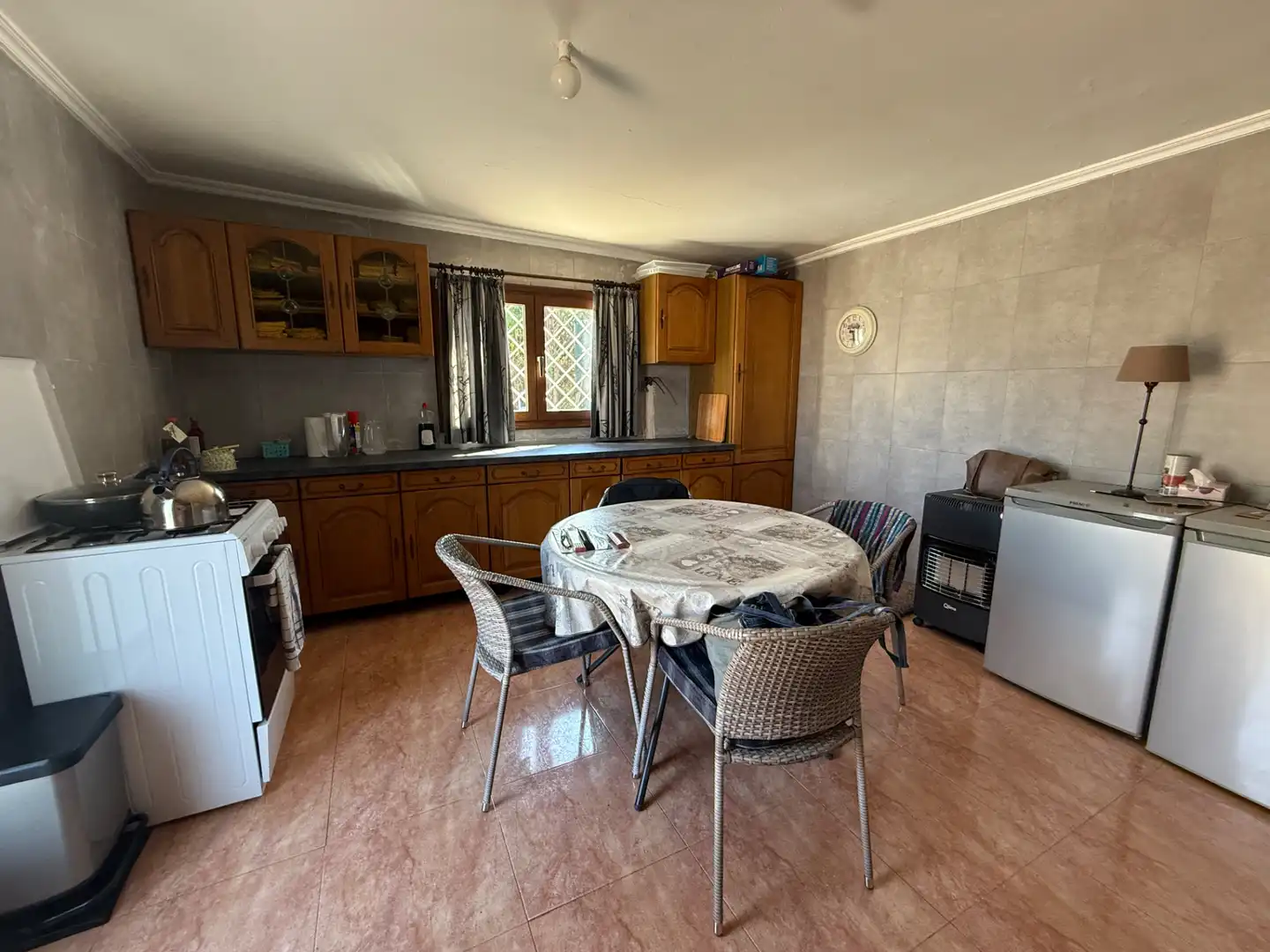 Cocina de Casa o chalet en venta en Alcover con Parquet, Terraza y Piscina