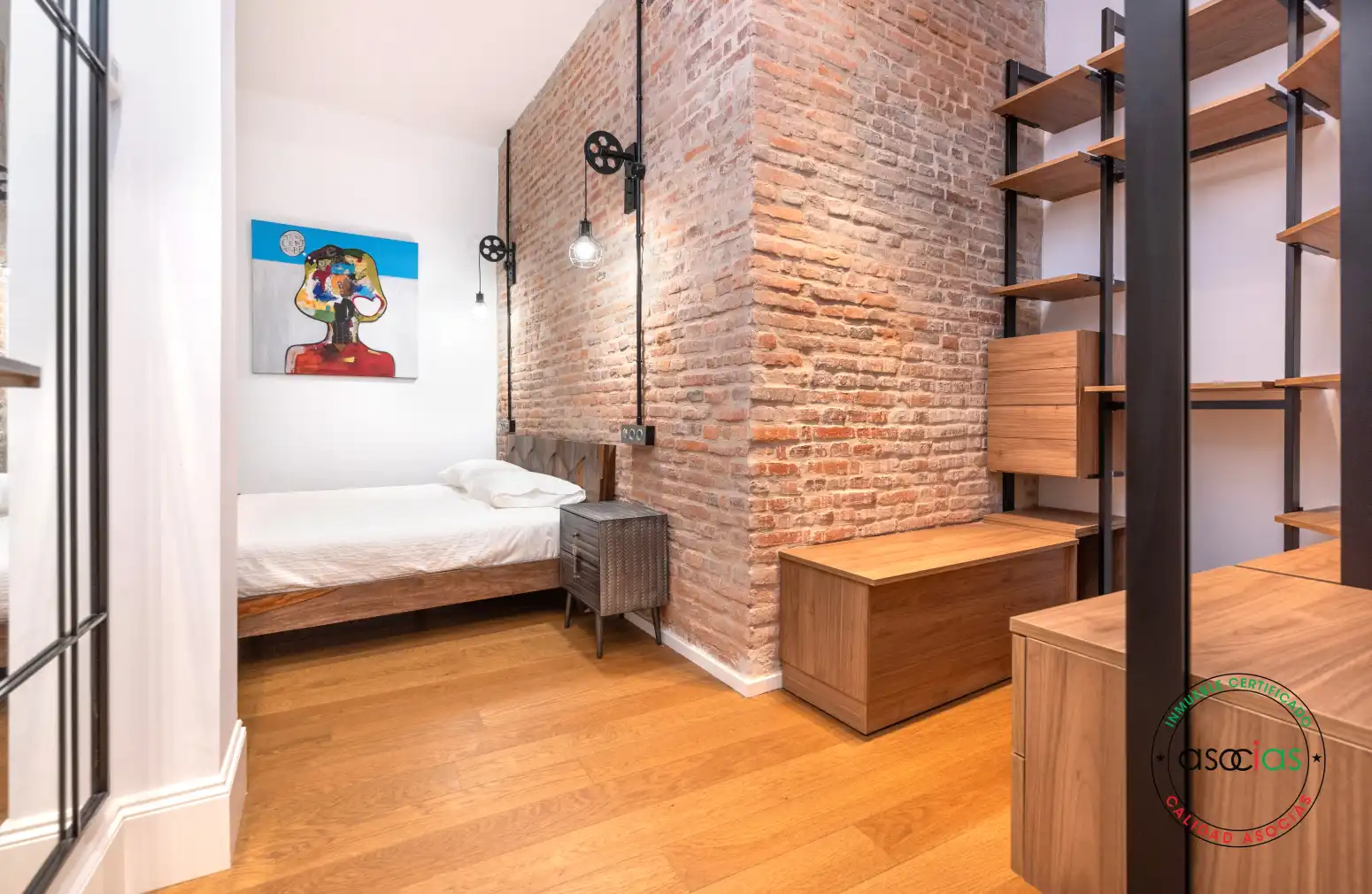 Schlafzimmer von Wohnung zum Verkauf in Gijón  mit Heizung