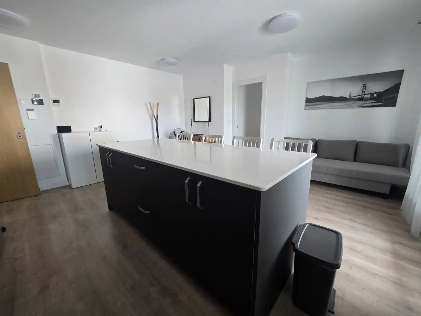 Kitchen of Flat for sale in  Logroño  with Heating, Terrace and Storage room