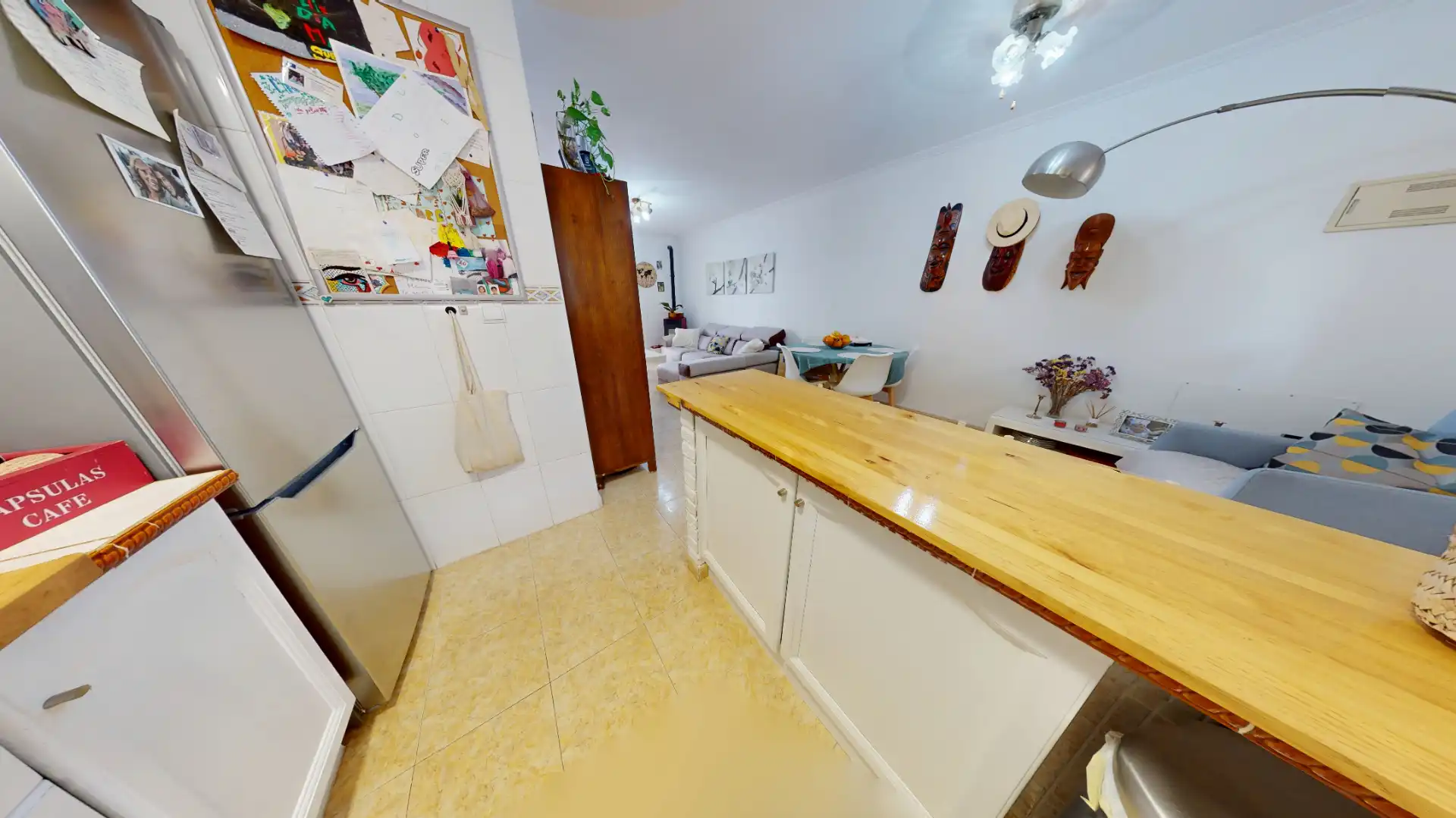 Cocina de Casa o chalet en venta en Busot con Jardín privado, Terraza y Amueblado