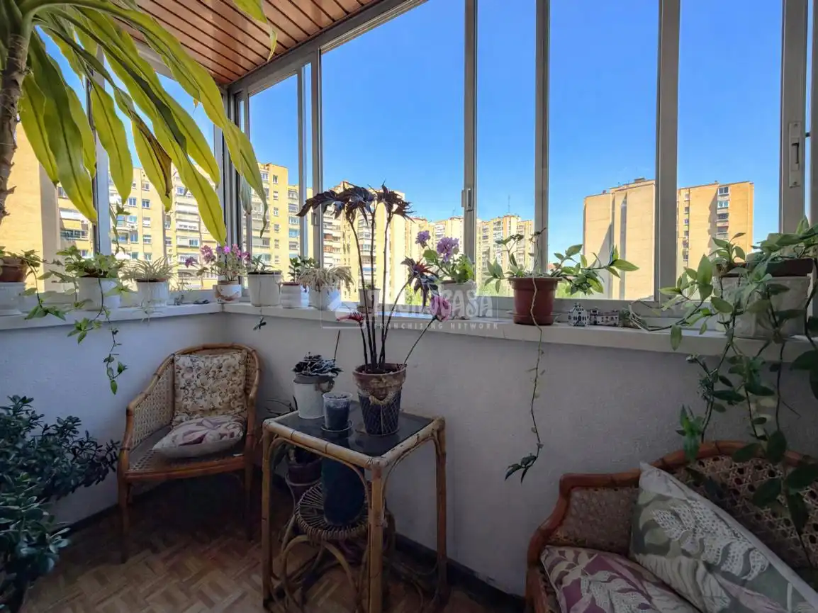 Terrasse von Wohnung zum Verkauf in Madrid mit Heizung, Privatgarten und Schwimmbad