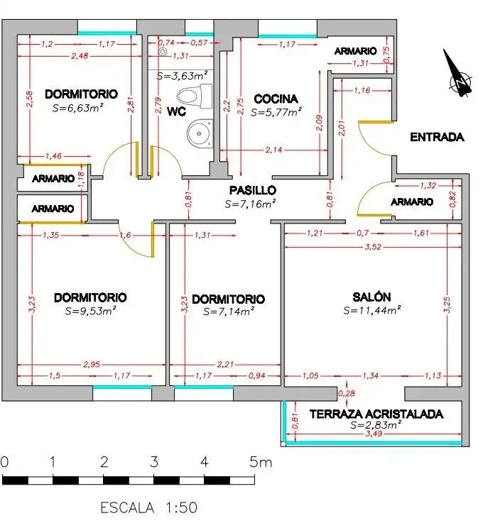 Flat for sale in Madrid