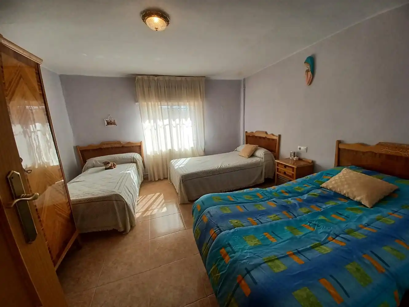 Bedroom of Houses for sale in Villalgordo del Júcar  with Air Conditioner, Heating and Furnished