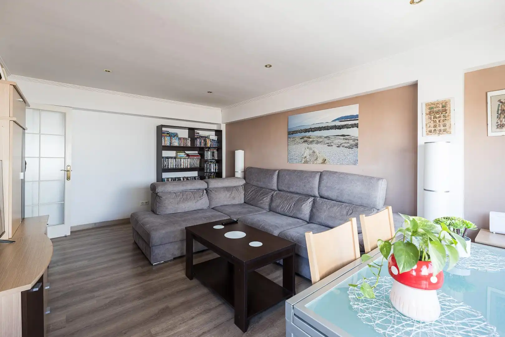 Sala d'estar de Pis en venda en  Palma de Mallorca amb Aire condicionat i Balcó