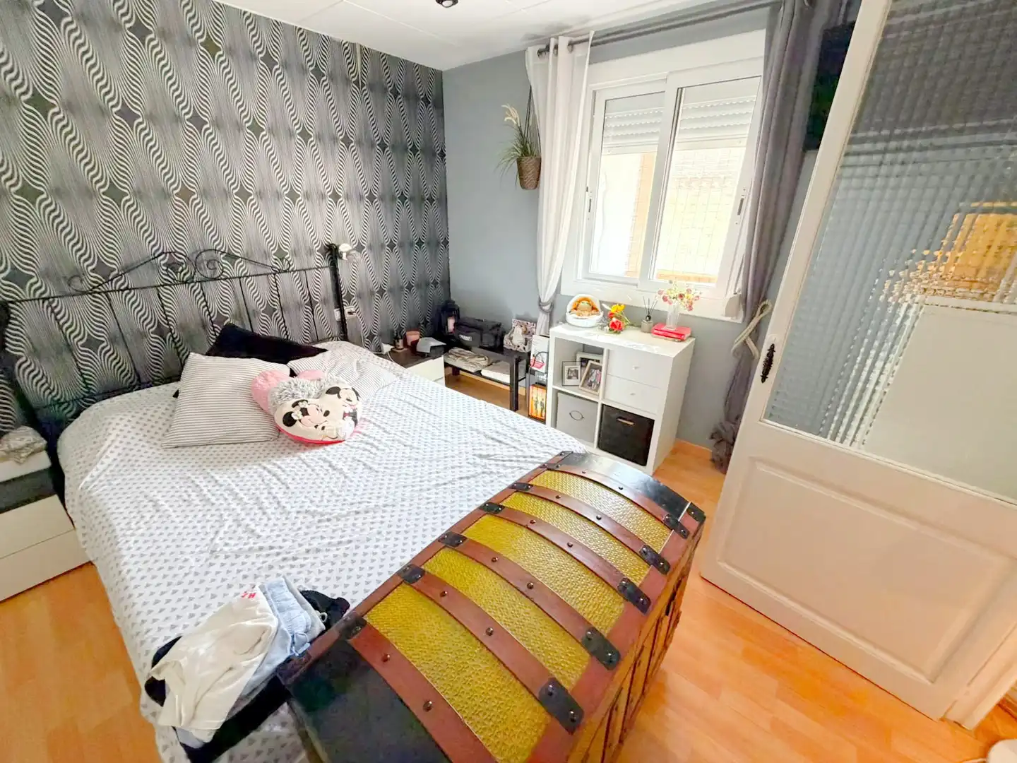 Bedroom of Flat for sale in El Prat de Llobregat  with Air Conditioner, Parquet flooring and Oven