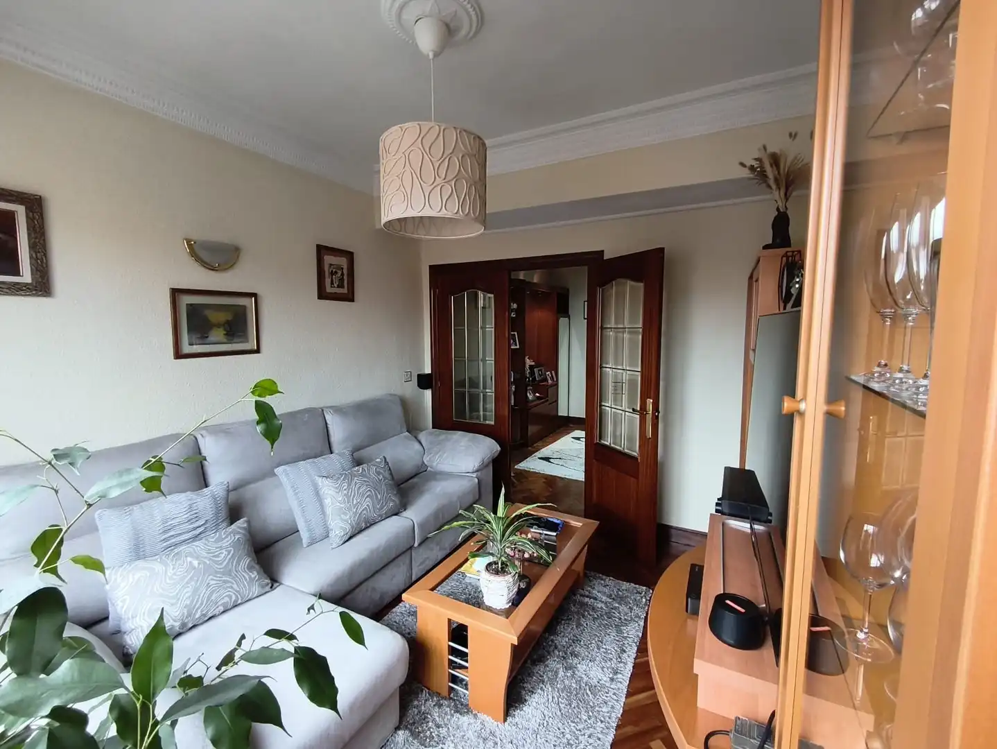 Sala de estar de Piso en venta en Barakaldo  con Calefacción, Amueblado y Balcón