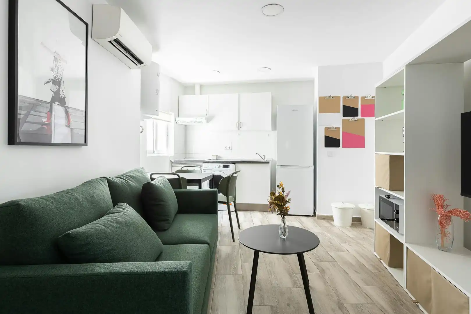 Wohnzimmer von Wohnung zur Miete in Getafe mit Klimaanlage, Heizung und Möbliert