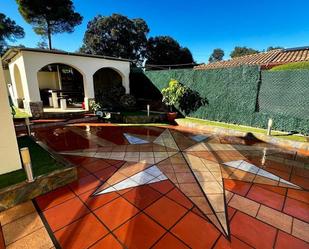 Terrassa de Casa o xalet en venda en Fogars de la Selva amb Calefacció, Jardí privat i Piscina