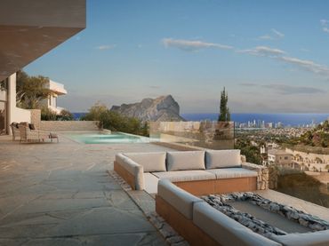 Chalet con balcón en venta en La Fustera