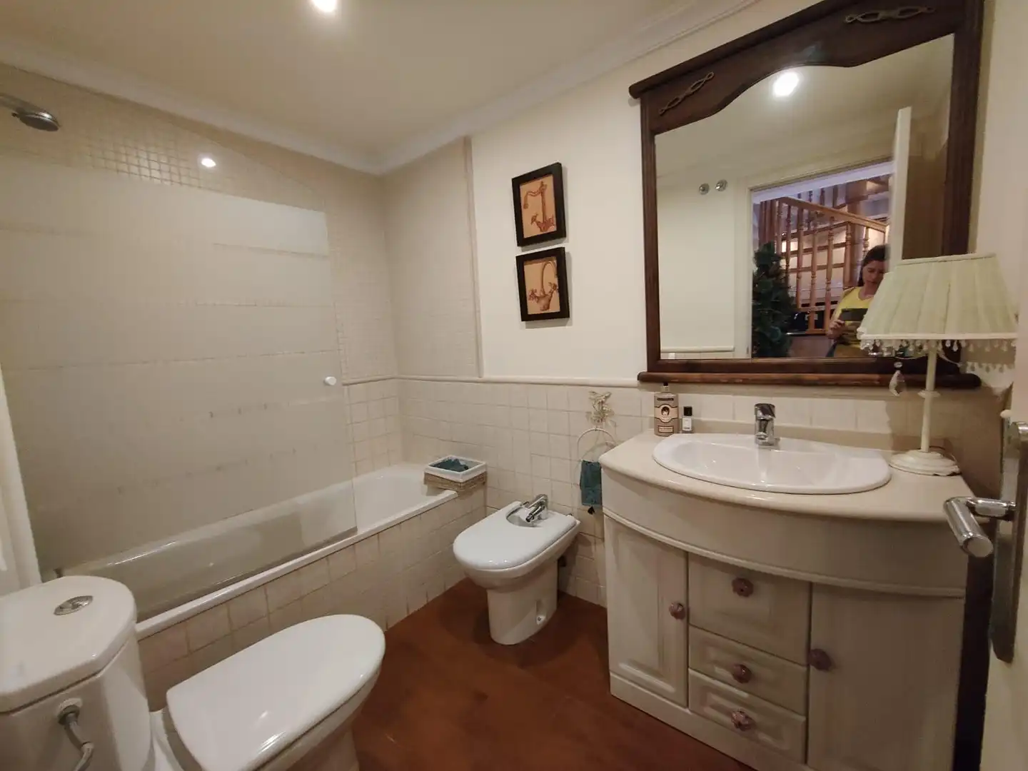 Bany de Apartament en venda en Oria amb Aire condicionat, Jardí privat i Terrassa