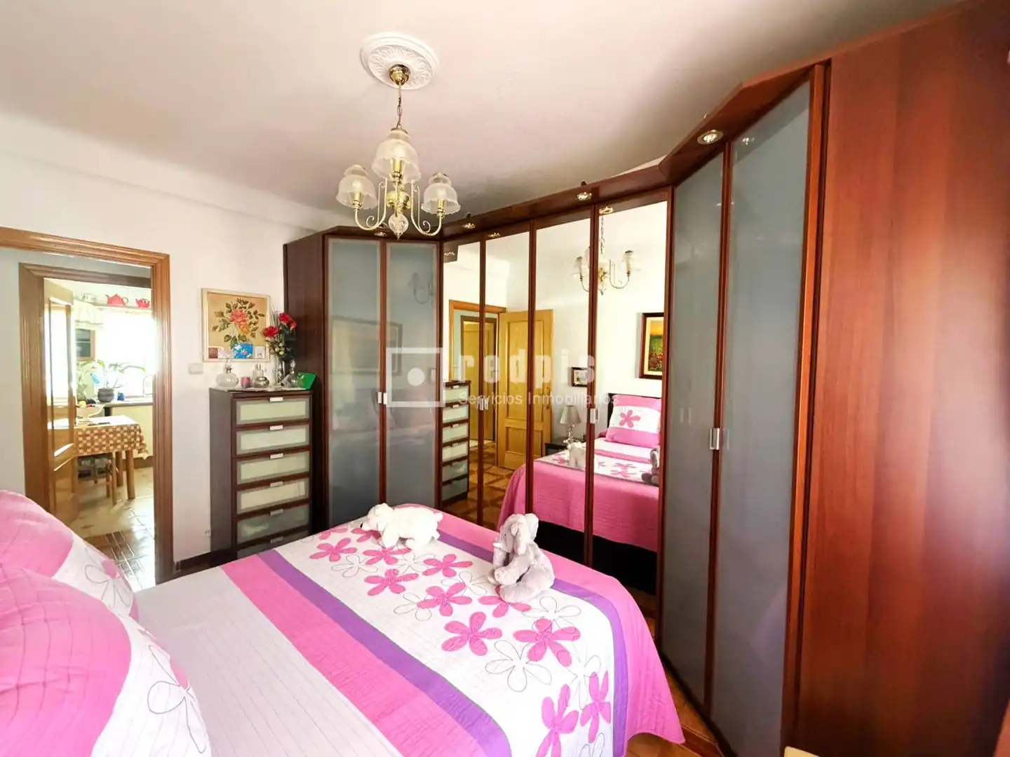 Bedroom of Flat for sale in Madrid  with Air Conditioner and Heating