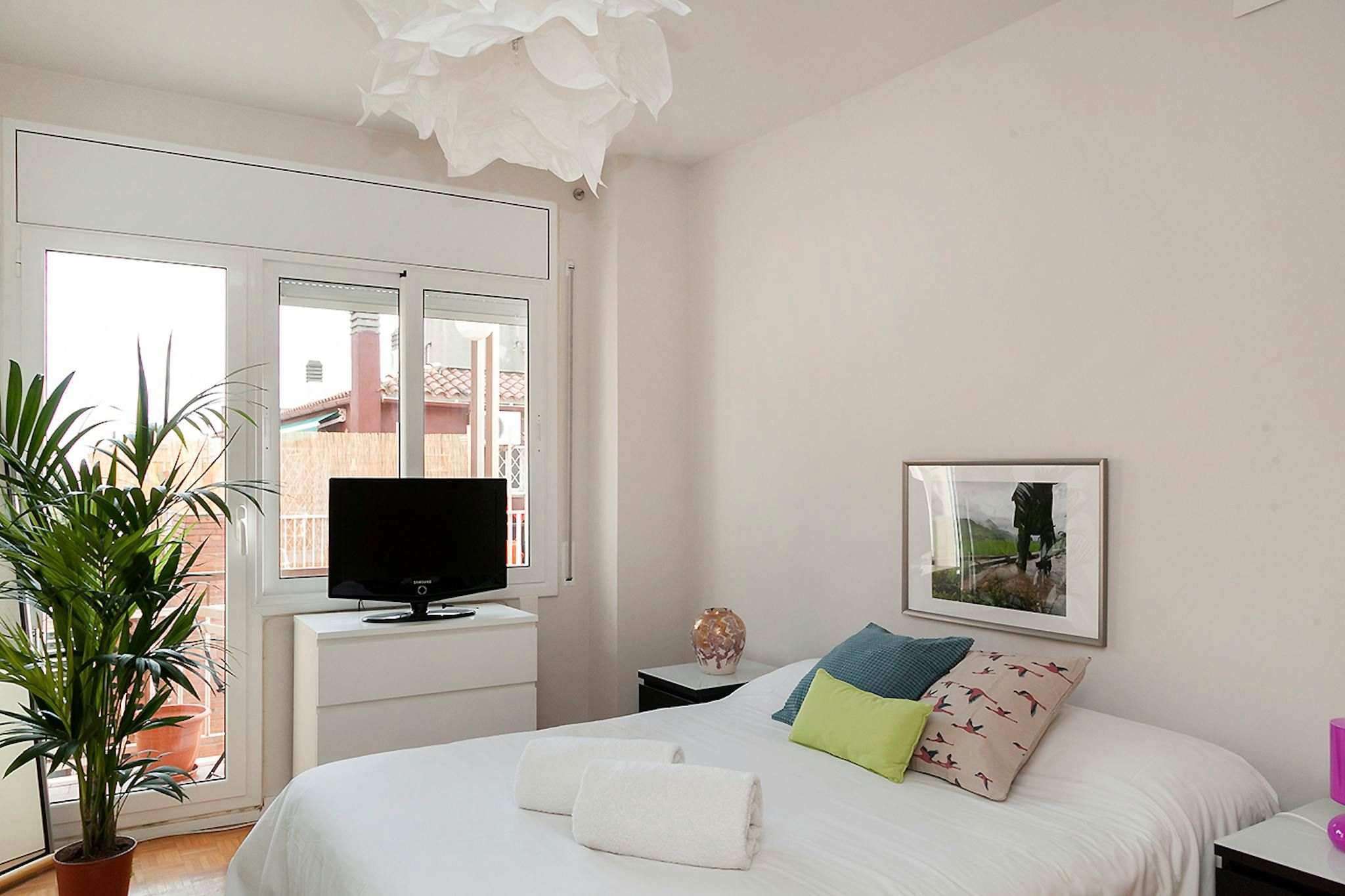 Bedroom of Flat for rent in  Barcelona Capital  with Air Conditioner, Heating and Furnished
