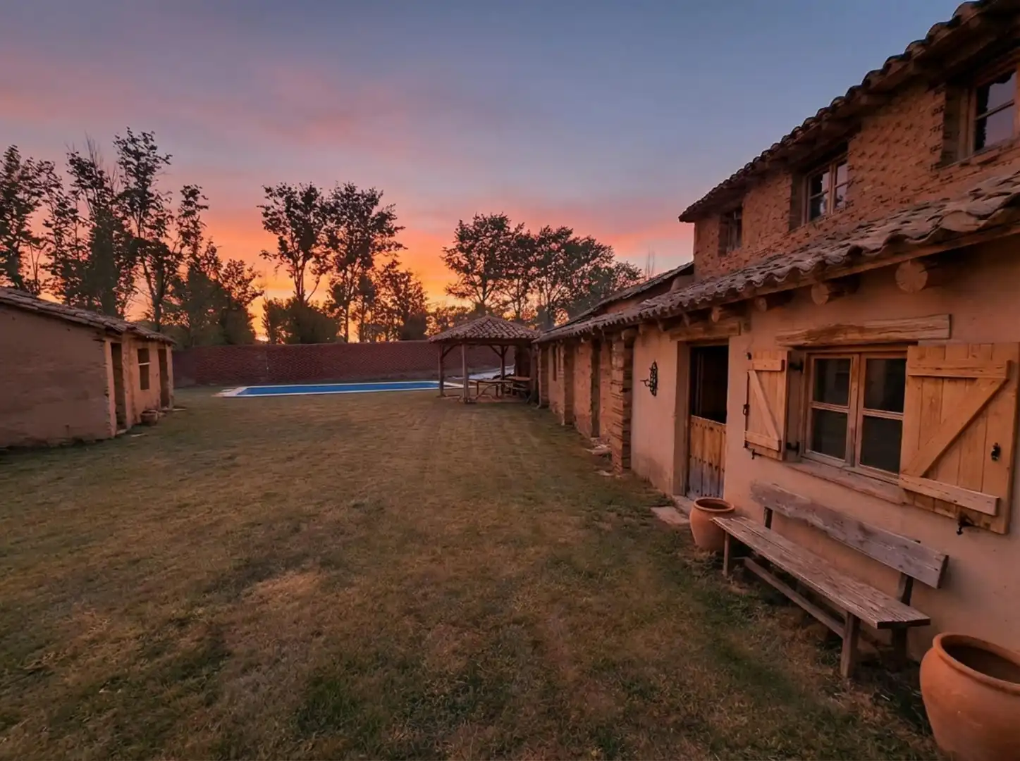 Vista exterior de Finca rústica en venta en Abarca de Campos con Jardín privado y Trastero