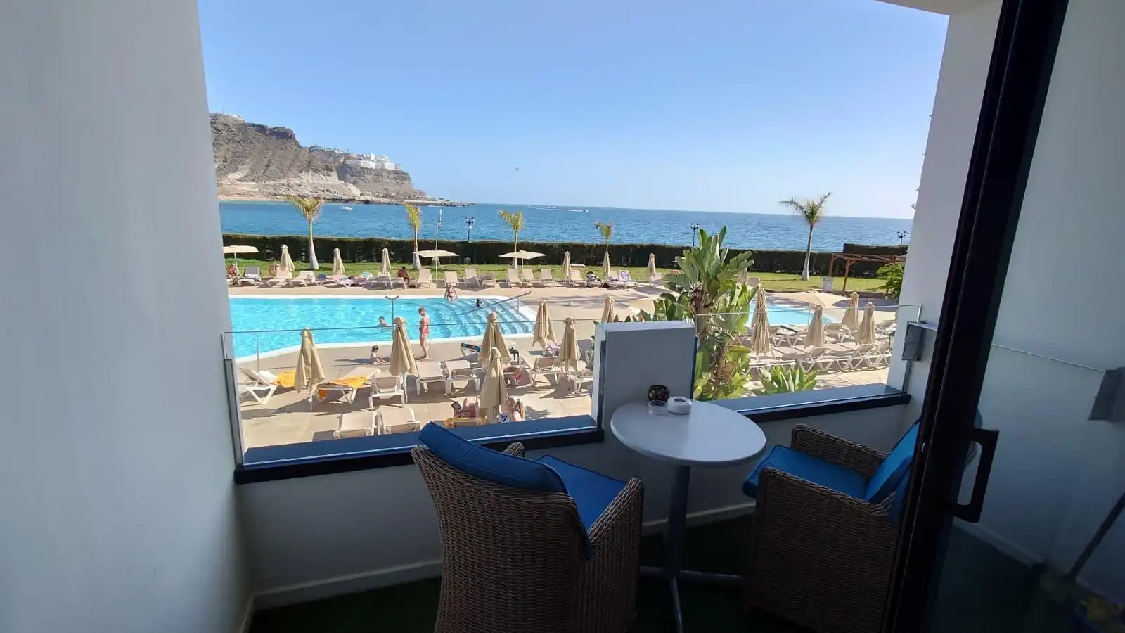 Terrasse von Wohnungen zur Miete in Mogán mit Privatgarten, Terrasse und Gemeinschaftspool