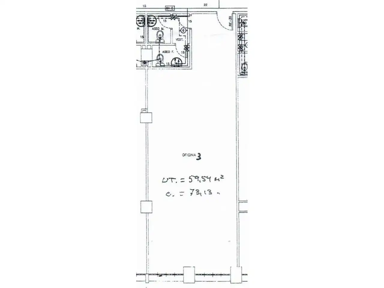 Büro mit Aufzug zur Miete in Avenida Ordoño II, imagen 7