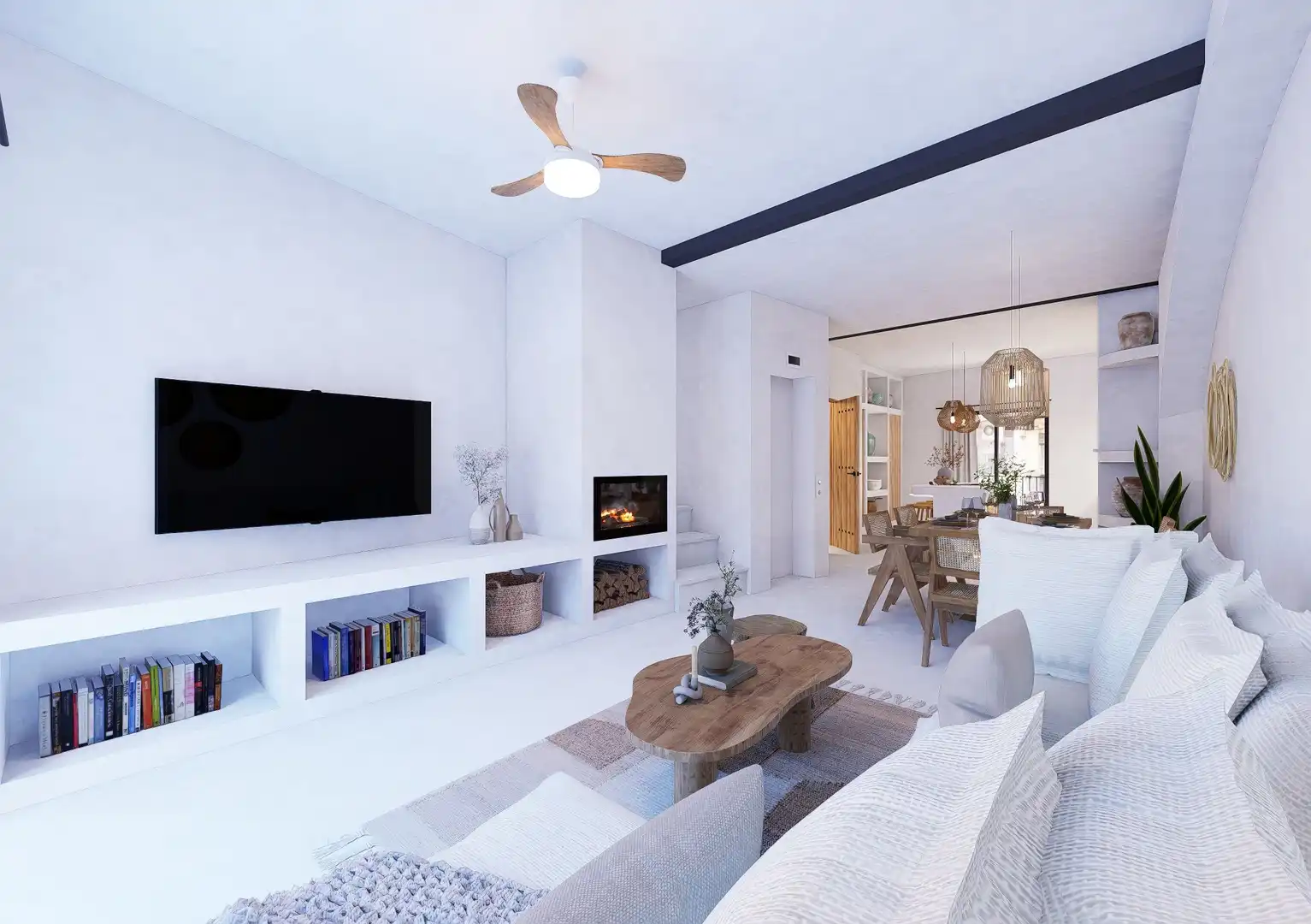 Living room of Country homes for sale in Pego  with Air Conditioner, Heating and Terrace