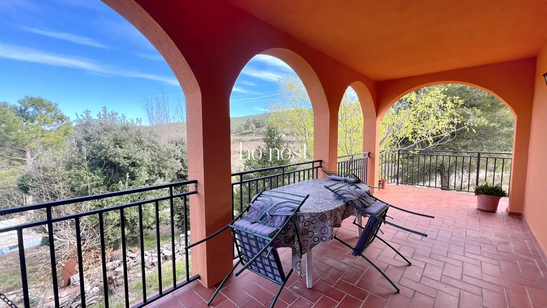 Terrassa de Casa o xalet en venda en Pontons amb Calefacció, Jardí privat i Terrassa