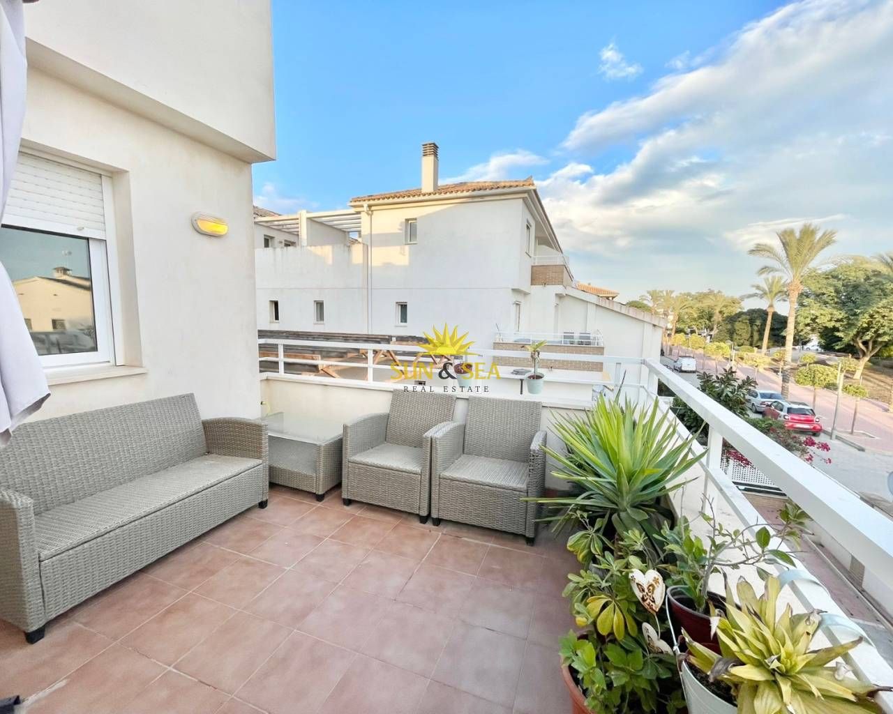 Terrassa de Casa o xalet de lloguer en San Javier amb Calefacció, Terrassa i Moblat