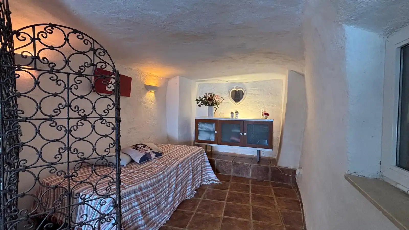 Schlafzimmer von Einfamilien-Reihenhaus zum Verkauf in Cartagena mit Klimaanlage, Heizung und Terrasse