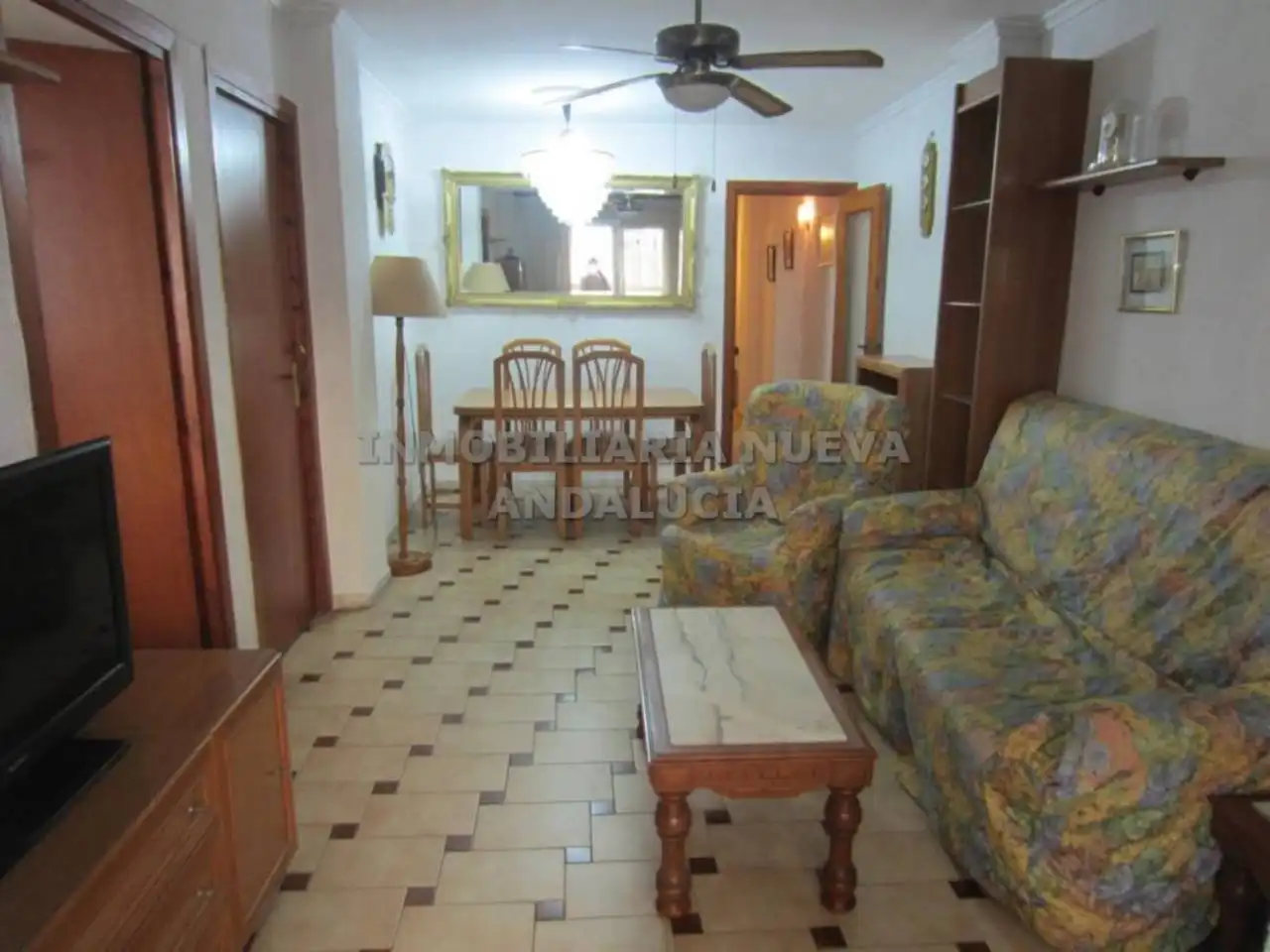 Living room of Flat for rent in Almería  with Furnished